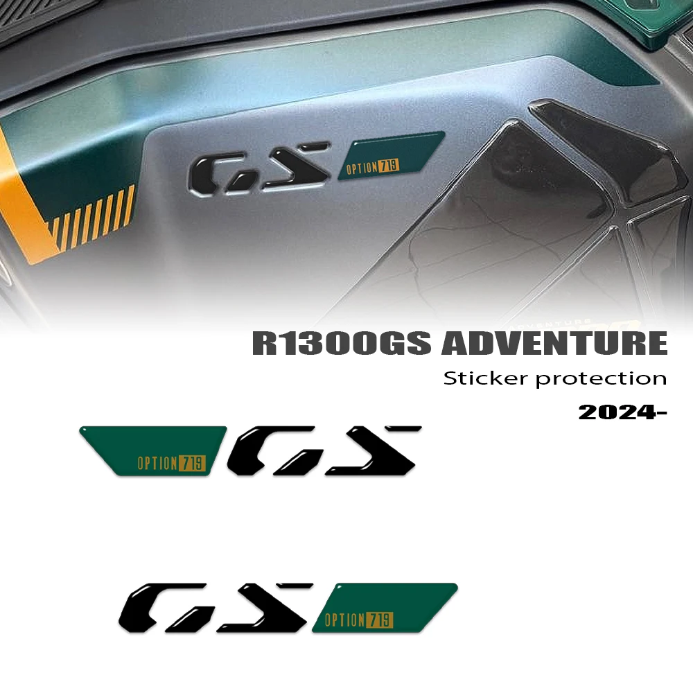 3D Resin Gel Emblem Sticker Motorcycle Accessories Side Fuel Tank Logo Decal For BMW R1300GSA R 1300 GS Adventure 2024 2025