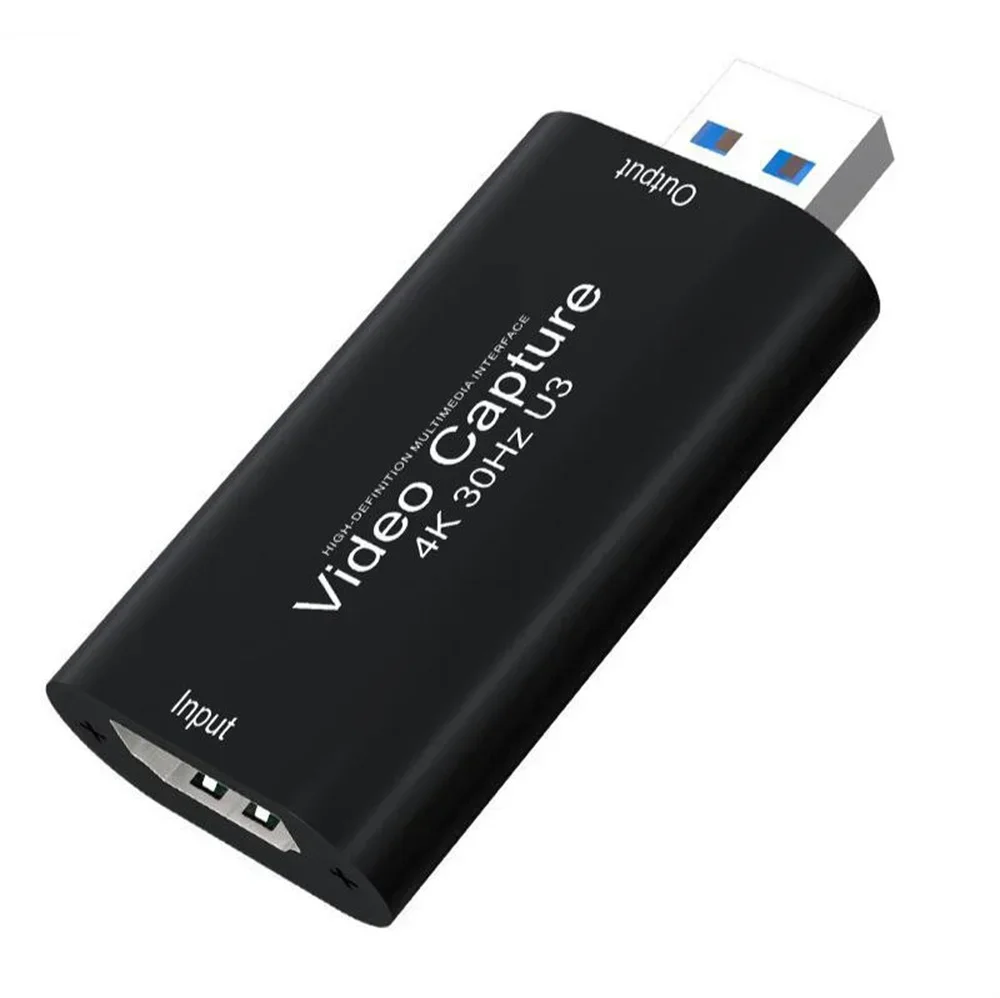 4K HDMI-compatible Video Capture Card USB 3.0 USB2.0 Grabber Recorder for PS4 Game DVD Camcorder Camera Recording Live Streaming
