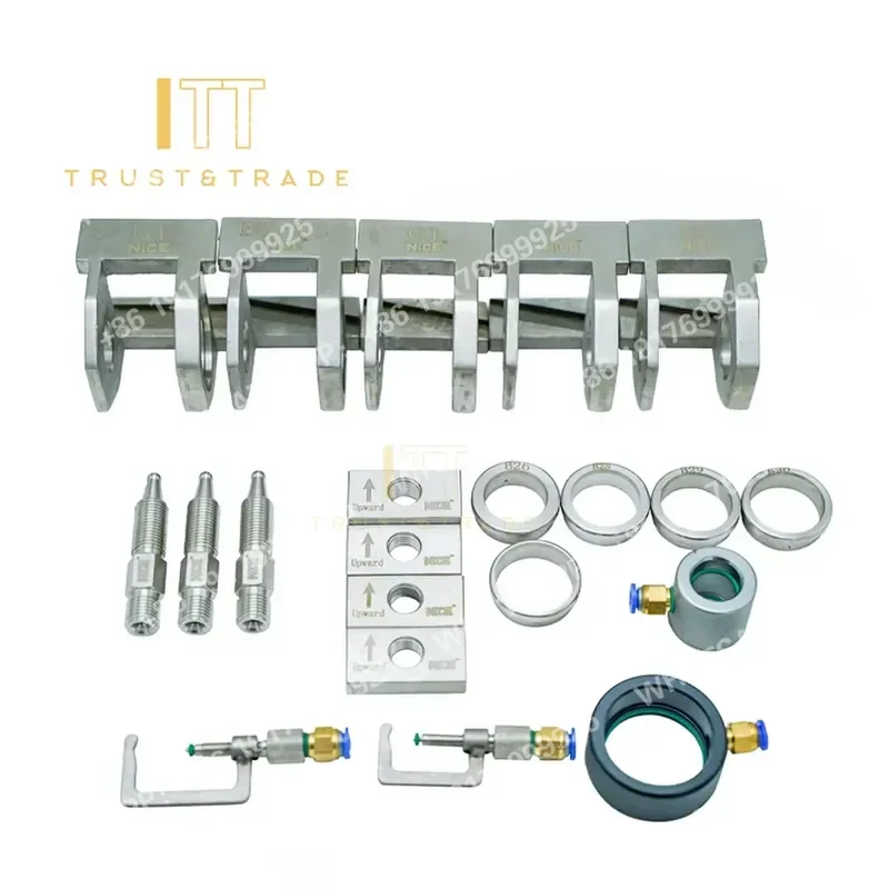 Universal High Quality Aluminium Common Rail Injector Repair Fixture Tool Multi-Adaptor Clamping Holder for Diesel Truck