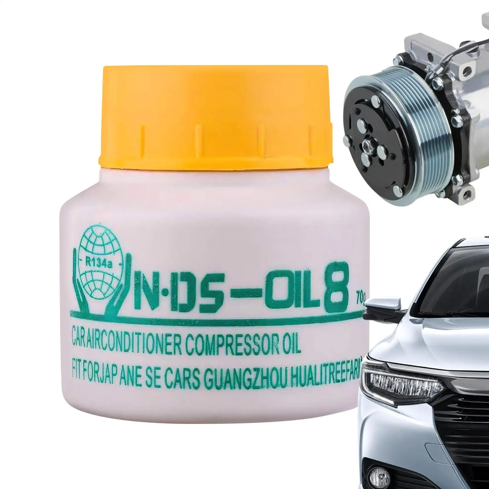 30g Automotive Air Conditioning Compressors Cooling Oil Leak-Proof Lube Refrigerant 134a Air Conditioning Compressor Oil