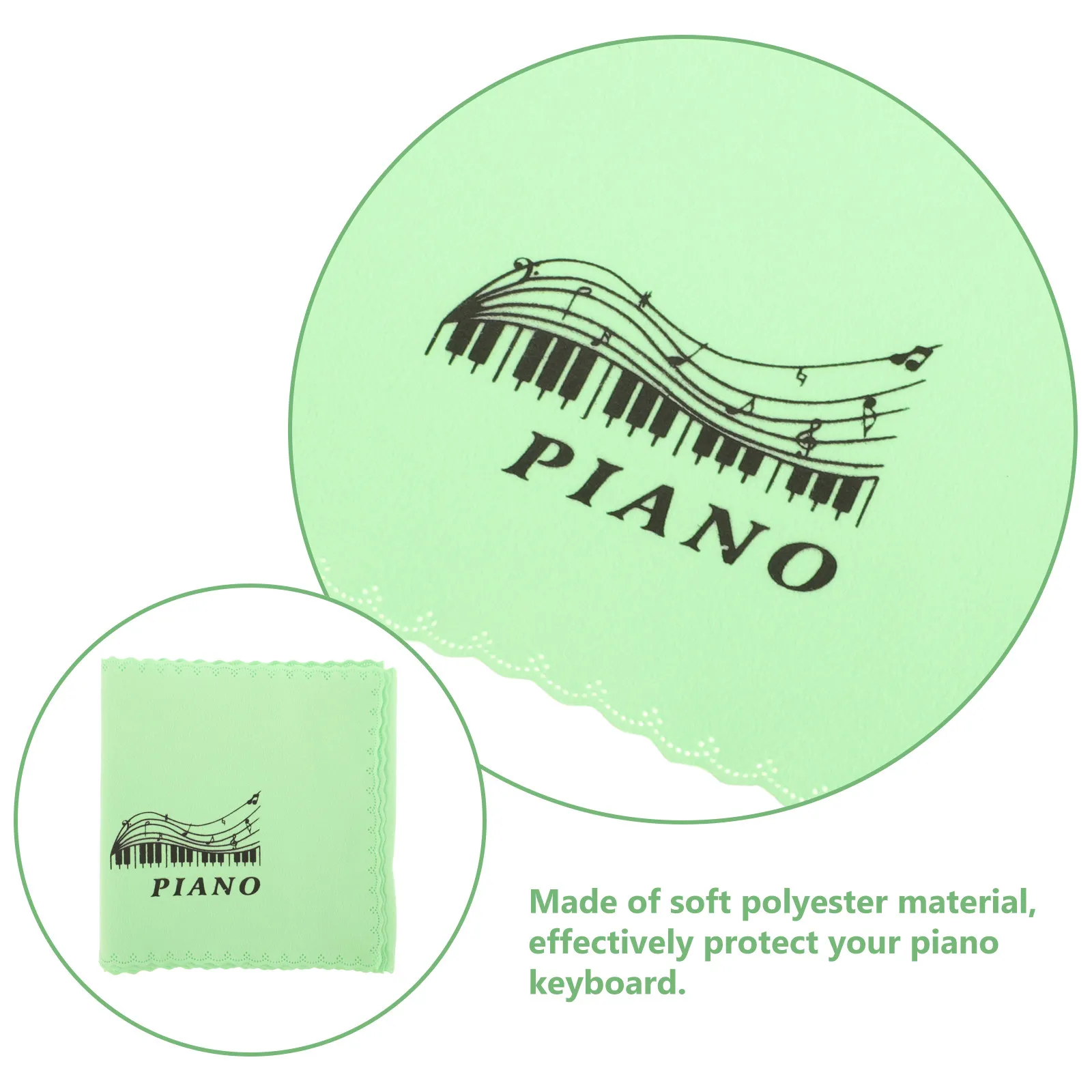 Washable Polyester Piano Keyboard Cover 88 Keys Grand Piano Protector Lightweight Foldable Dust Scratch Oil Resistant Keyboard