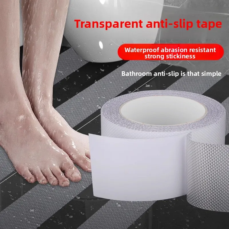PEVA Rubber Anti-slip Tape with Diamond Texture High Friction Waterproof Anti-slip Resistant To Heat Bathroom Anti-slip Adhesive