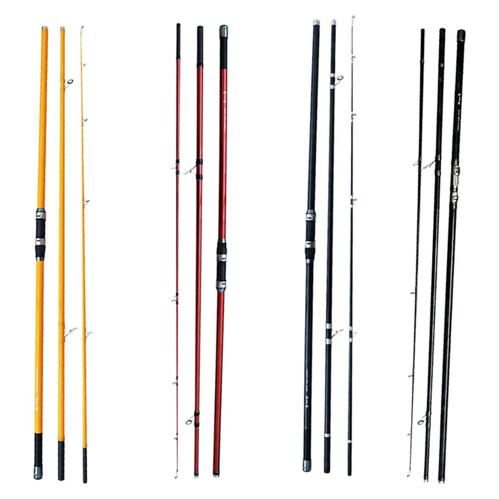 3 Sections Fishing Rod 4.2M Lightweight Saltwater Long Distance Fishing Pole