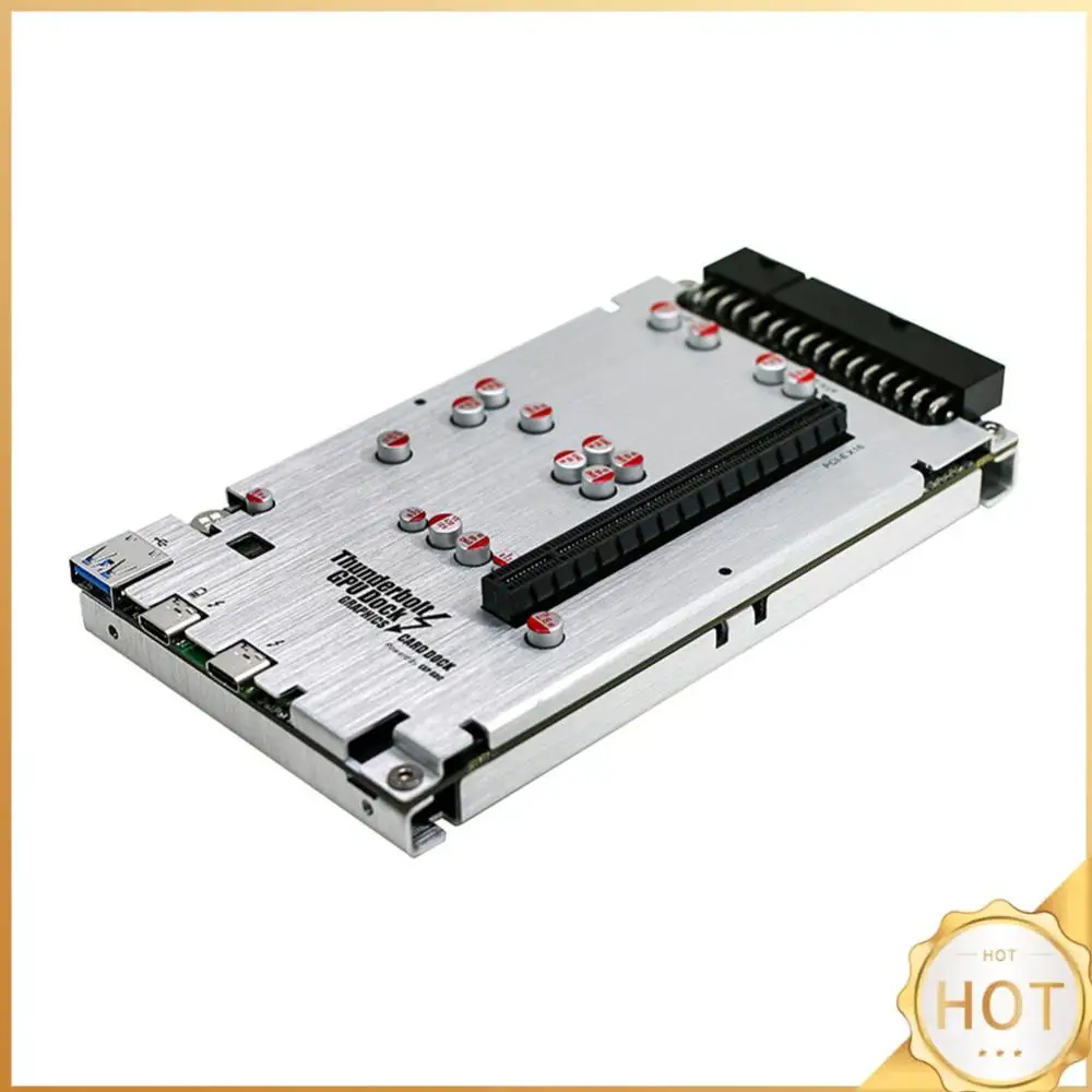 

TH3P4G3 Mini Thunderbolt-совместимая док-станция для графического процессора 85 Вт PD Зарядная док-станция для графического процессора Внешняя док-станция для ноутбука и внешней графической карты