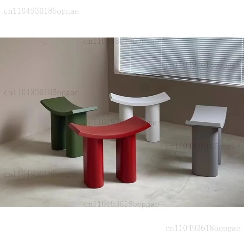 

Бытовой табурет для пеленания обуви у двери, небольшой пластиковый табурет, легкий роскошный низкий табурет для входа в дом