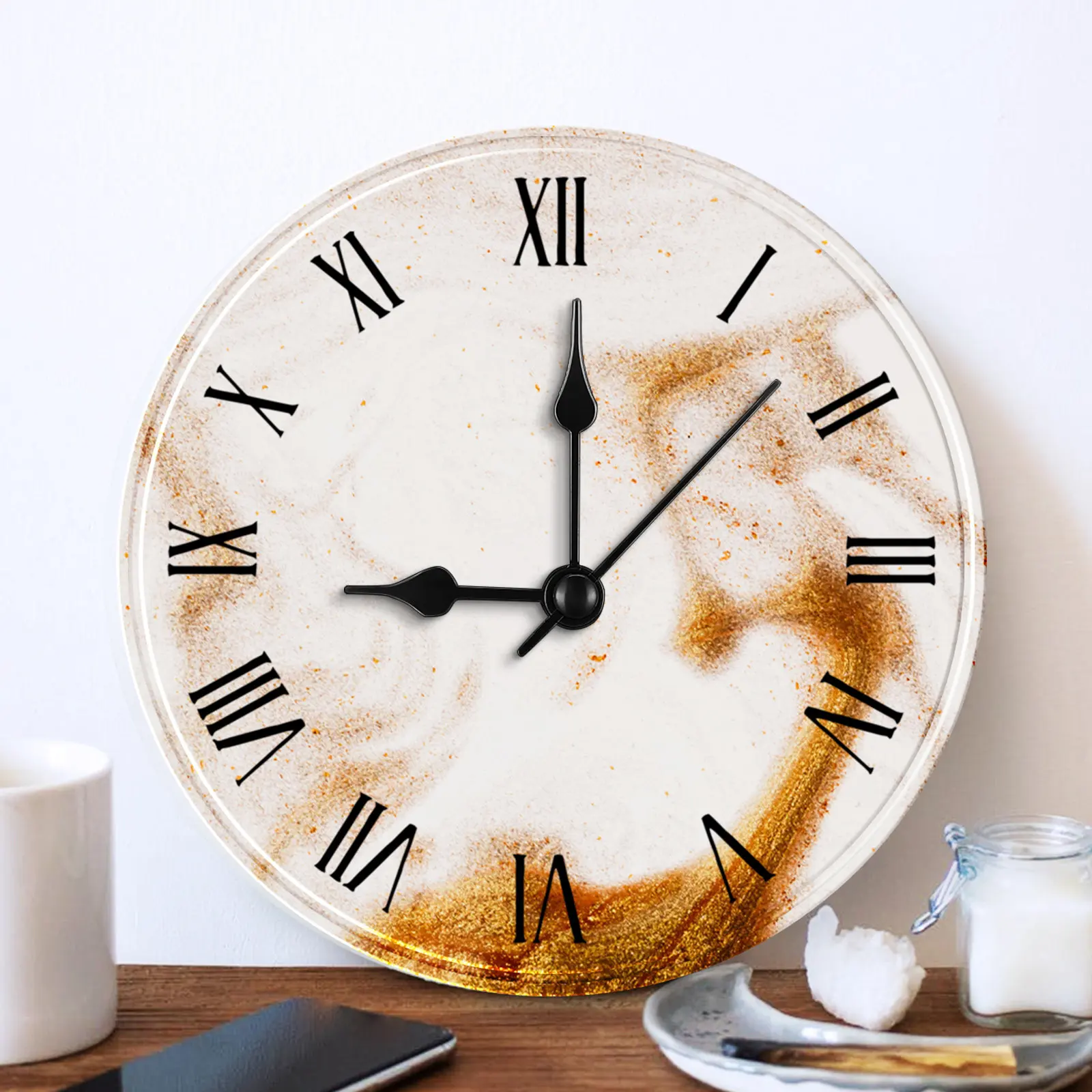 Battery Operated Clock Mechanism Replacement Digital Kit Works Small Parts Powered Kitchen Wall Plate