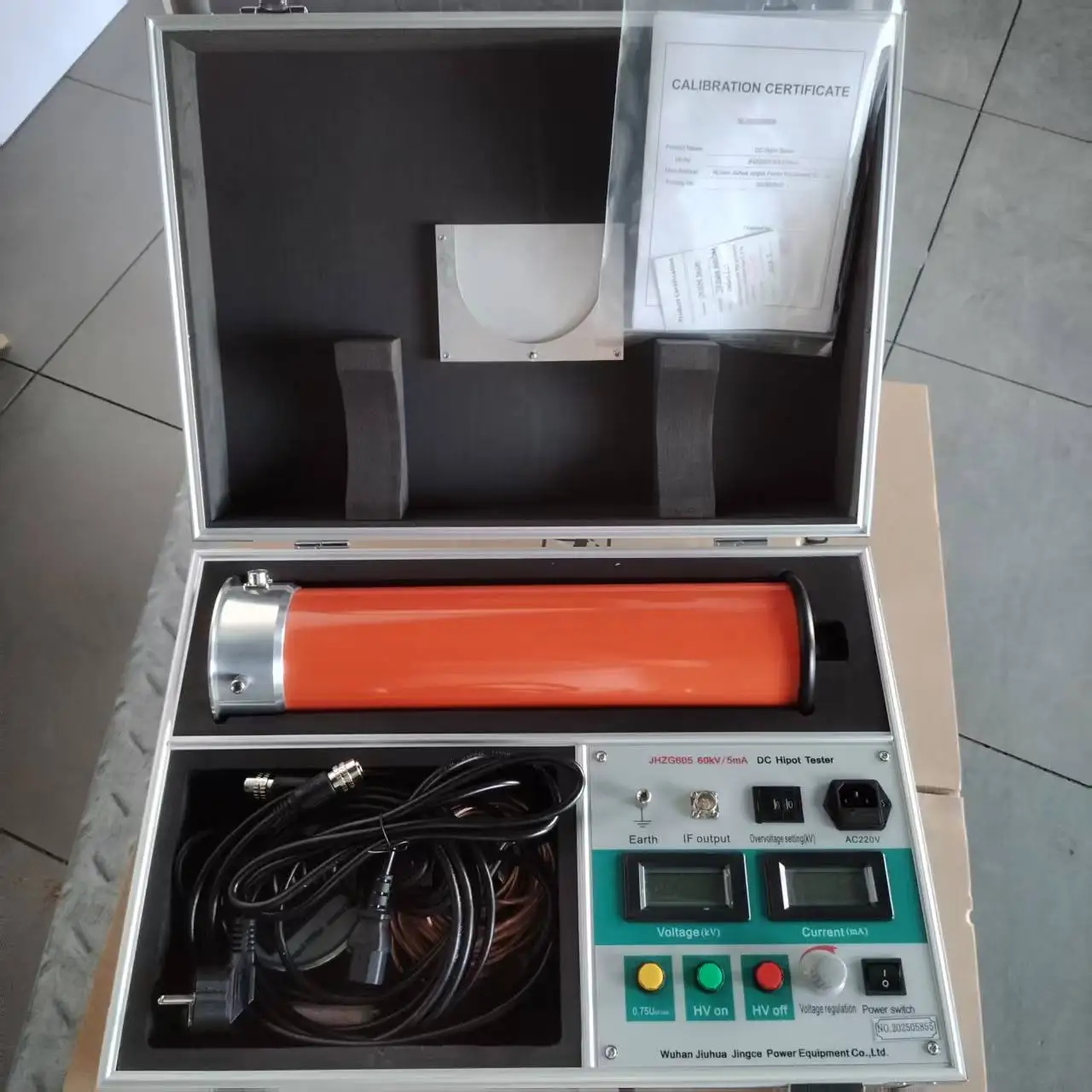 60kv/3mA Leakage Current Test DC Hipot High Voltage Generator  DC Hipot Test Set Hipot Tester High Voltage Tester