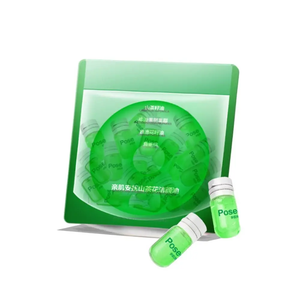 Verzachtende Kalmerende Reinigingsolie Diepe Reiniging Zachte Make-up Remover Olie Draagbare Niet-Vette Formule Make-up Remover Capsules