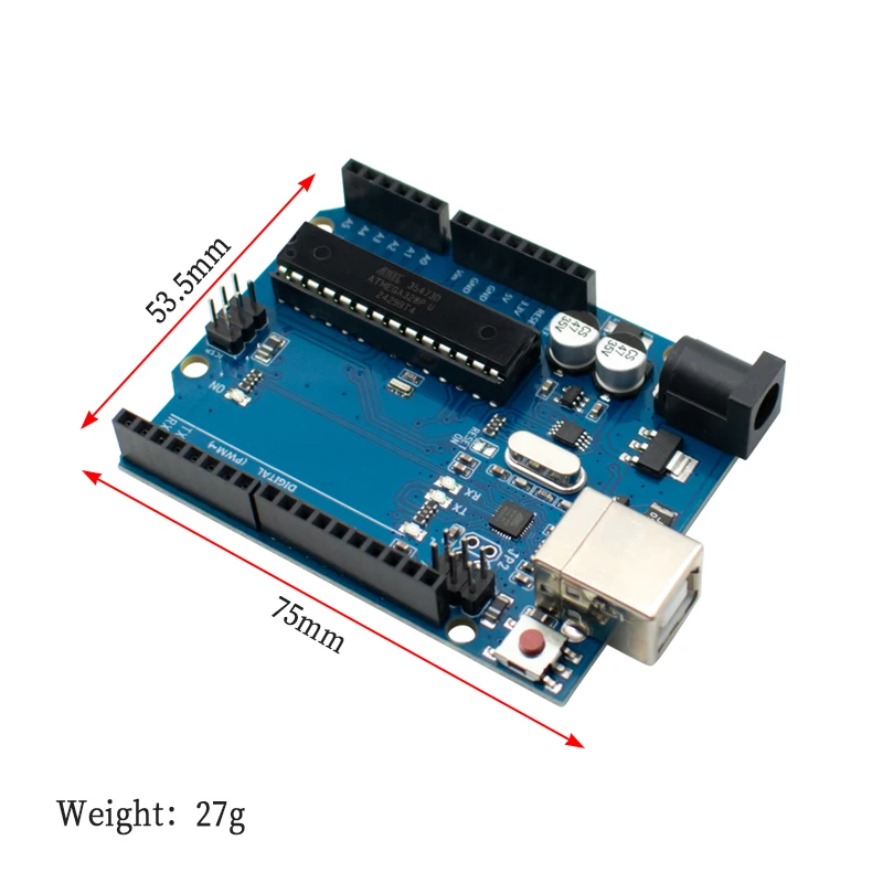 UNO R3 Official Box ATMEGA16U2  Original ATMEGA328P Chip CH340G For WArduino UNO Development Board WeMos ESP8266