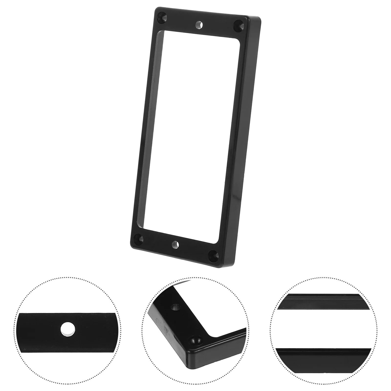 

2Pcs Dual Pickup Electric Guitar Accessories Lightweight Cover Frame Parts Plastic Hardware Replacement Durable Practical Frames