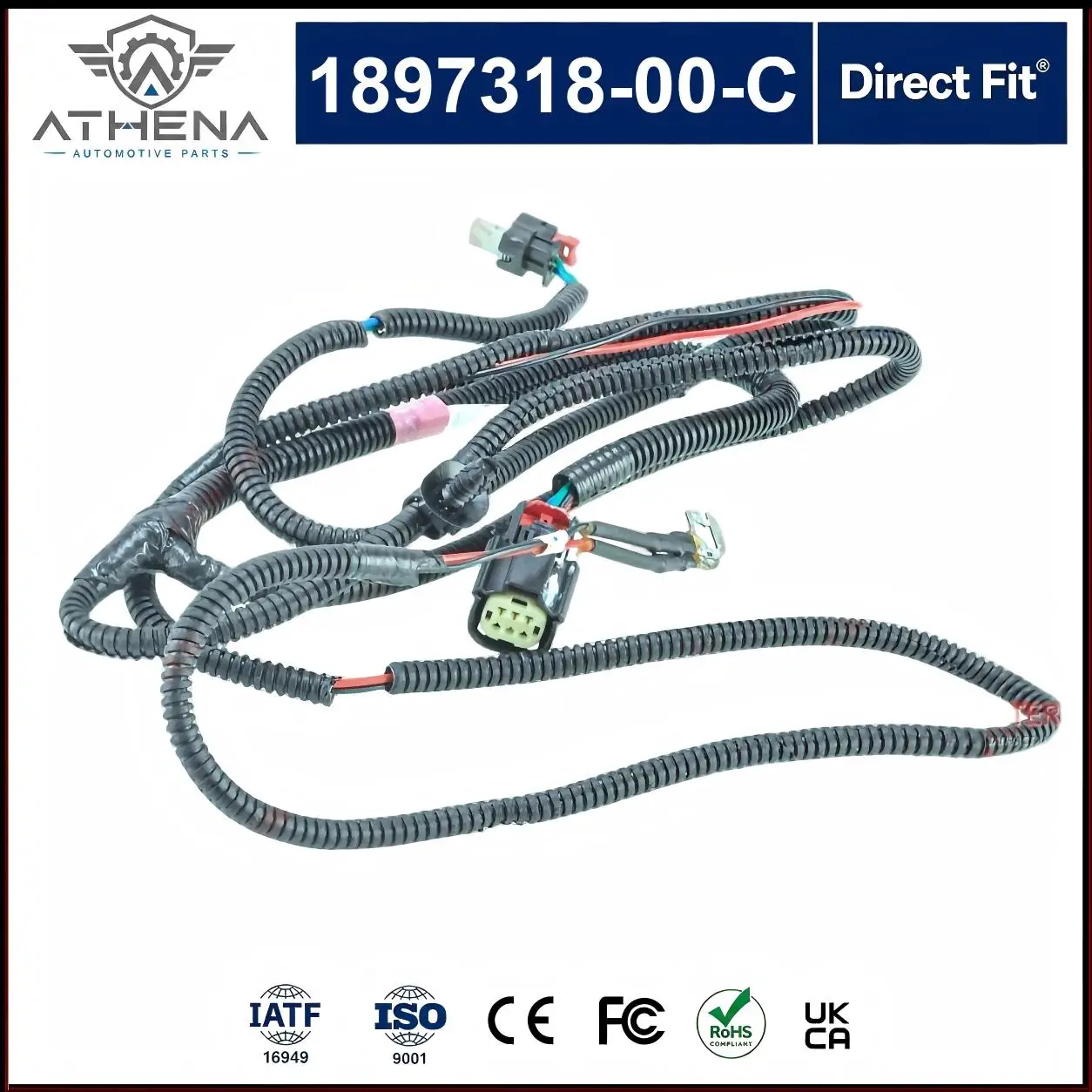 1897318-00-C Front Bumper Radar Wiring Harness For Tesla Model 3 Highland 2024-2026 Front Fascia Sensor Cable Assembly