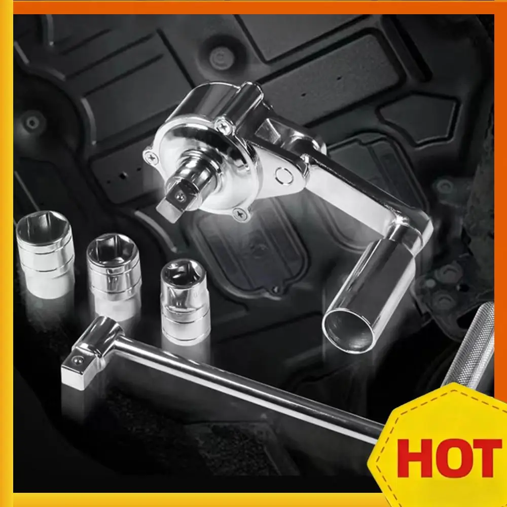 

Chrome Vanadium Steel Heavy Duty Labor-Saving Nut Disassembly Tool with 17mm/19mm/21mm Sockets Wrench Booster Tire Nut Remover