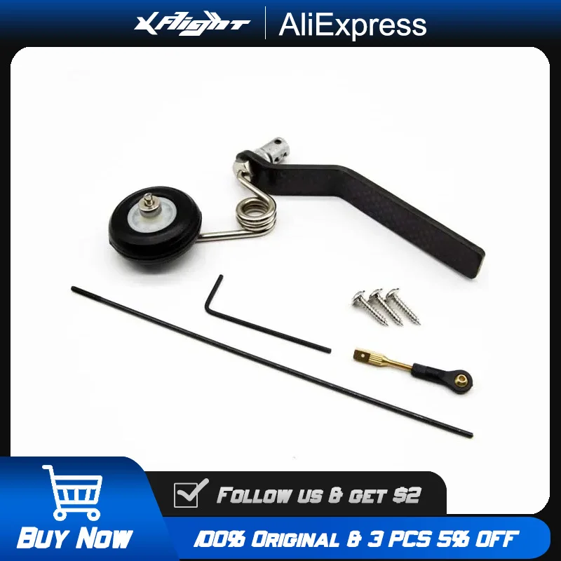 

Carbon Fiber Tail Wheel Assembly for 26-50CC RC Airplanes with Shock Absorbing Landing Gear