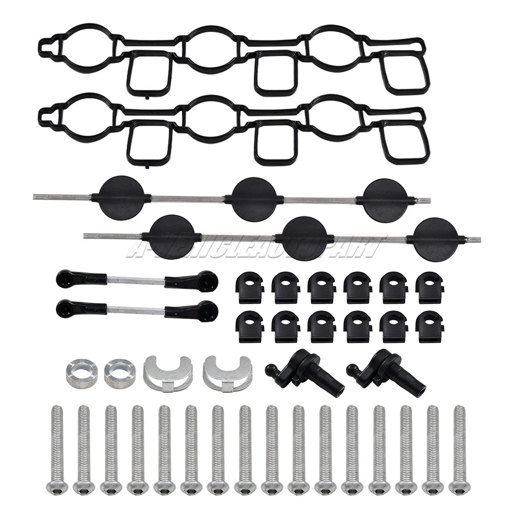 059129711 059129712 For Audi A4 A6 A8 Q7 VW Touareg Phaeton 1Set New Intake Manifold Flap Replacement Gasket Kit Car Accessories - view 4