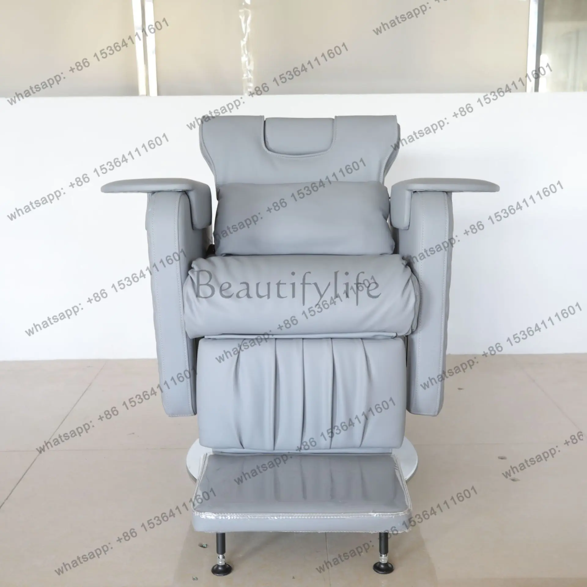 

Электрическое кресло-реклайнер премиум-класса для парикмахерских и салонов красоты с функцией подъема