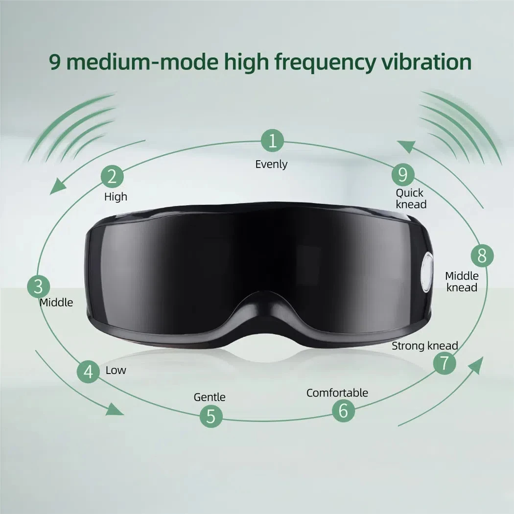 Eye Massager Magnetic Therapy Vibrator Smart Eye Massage Instrument Removal 9 Modes Relieves Fatigue Eyeball Massage image 4