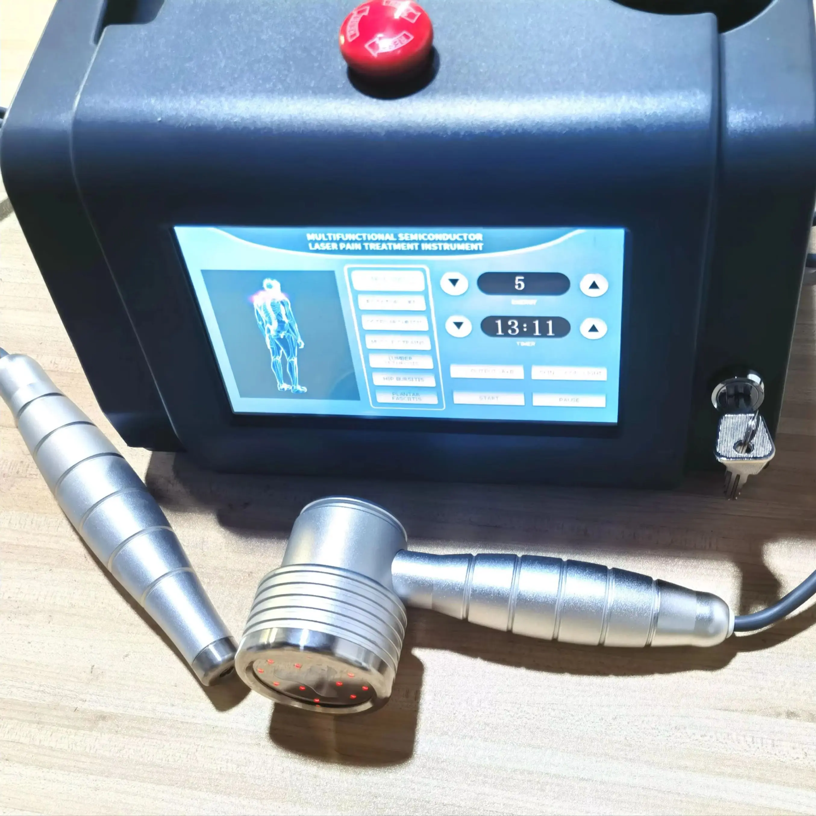 

Professional 650nm/808nm Photobiomodulation Device Portable LLLT Equipment for Body Pain Relieve