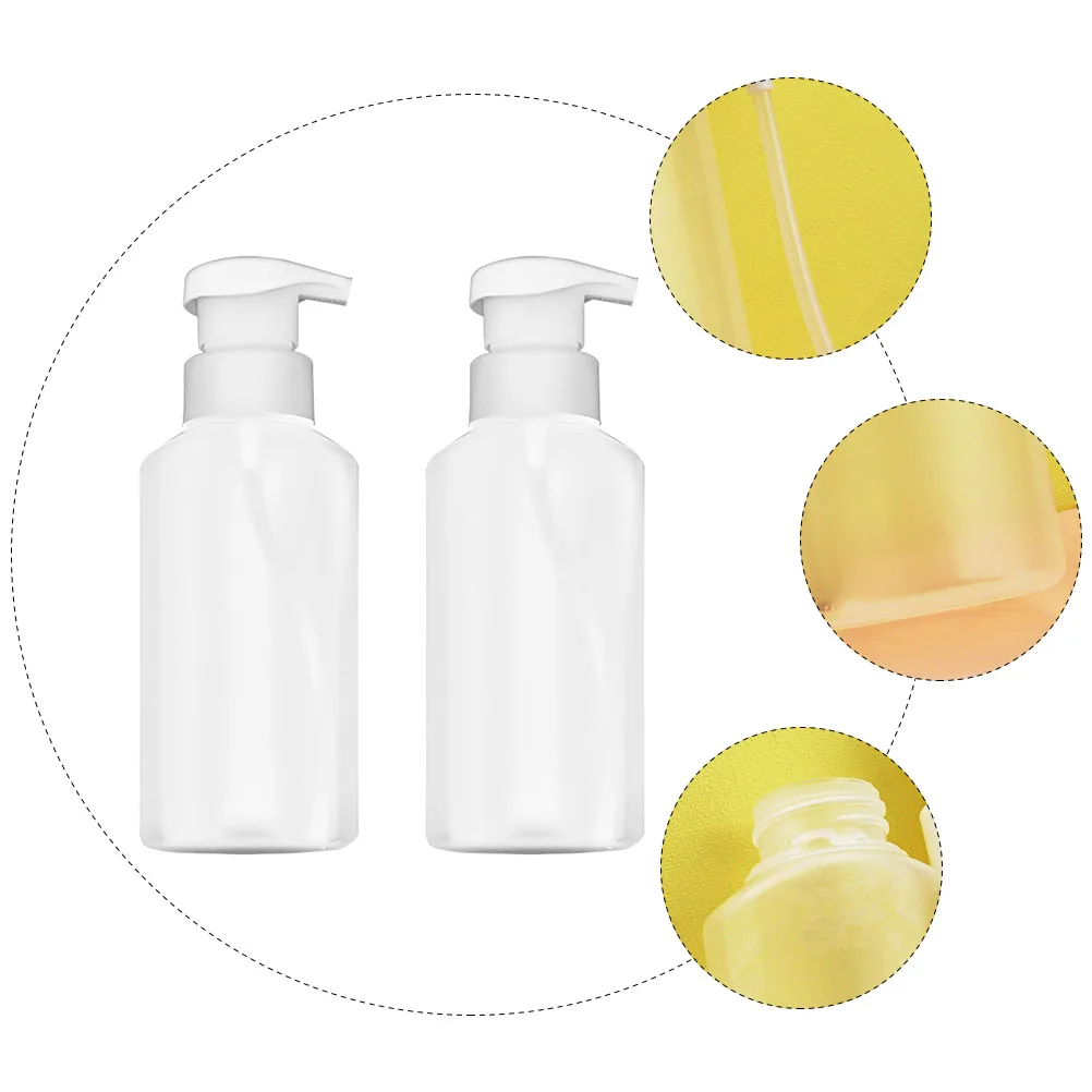 

2pcs Foaming Soap Dispenser 150Ml Plastic Liquid Dispenser Bottle Travel Refillable Pump For Shampoo Body Wash Hand Soap