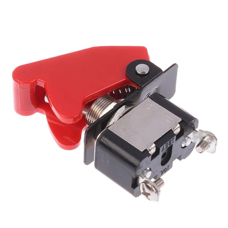 Universal KN3A-101 Toggle Switch With 2 Nuts Rocker Arm 2Pin 2Gear ON-OFF 15A 250V AC Cap Matching 12V, 24V, 48V, 110V, 220V