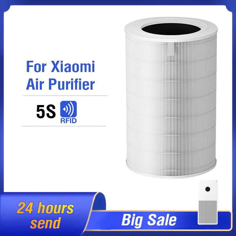 For Xiaomi 5S Filter Replacement Filter for Xiaomi Mi Mijia Air Purifier 5S