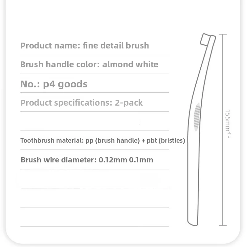 2 Stück Haustier-Mini-Zahnbürste mit antibakteriellen Borsten, zweistufige Mundpflege für Katzen und Hunde, Doppelpack, weiche flexible Winkelbürste – Detail 9