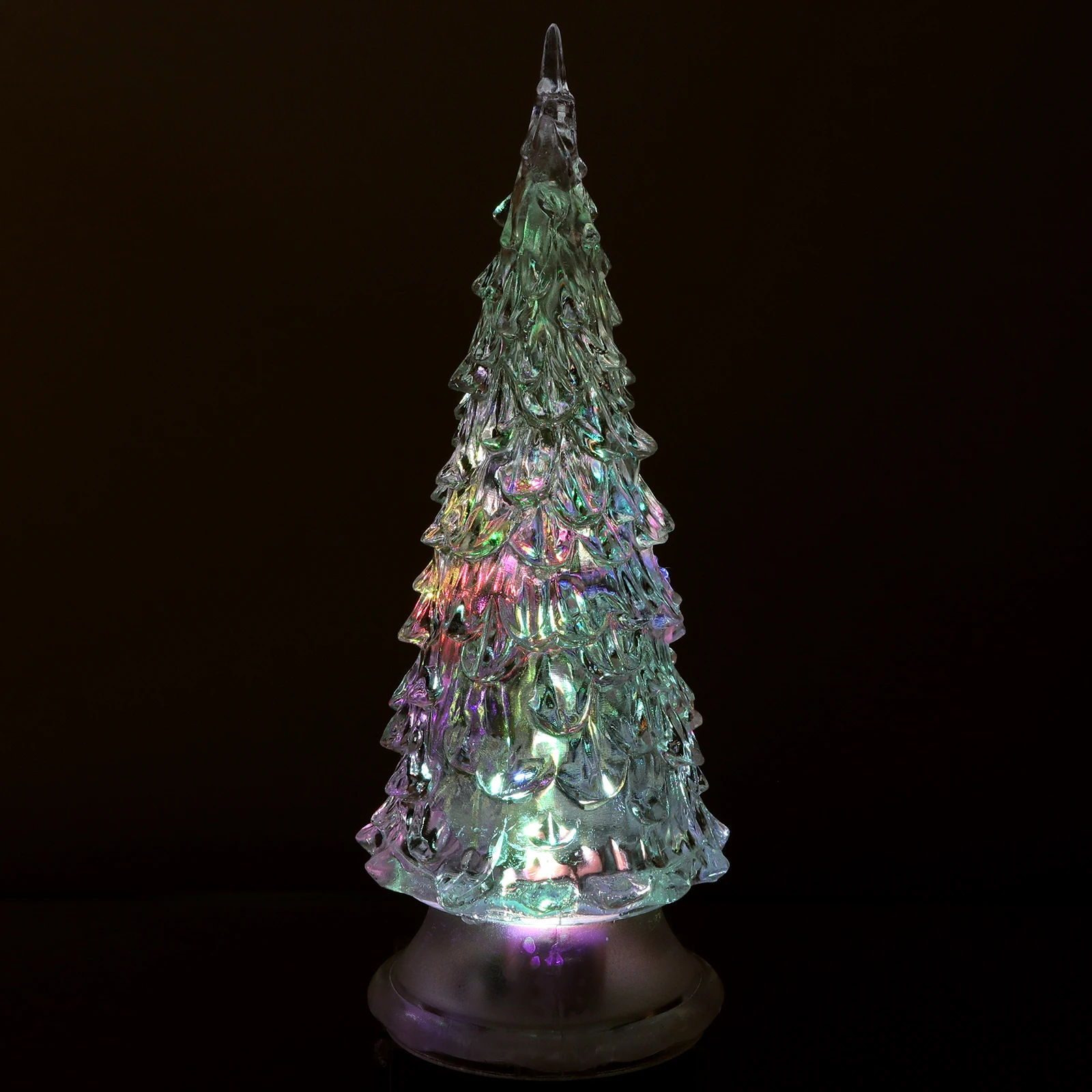 

6 Pcs Christmas Tree Night Lamp Mini Desktop Light Colorful Flickering Flameless Safe Party Carnivals Home Decor Gifts