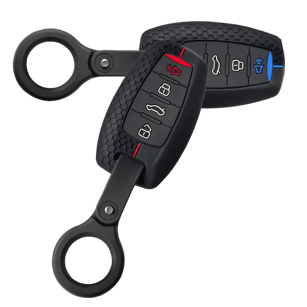 Silicone Key Case for Haval F7x H6 2023 Accessories Car Key Cover Keychain for Haval Jolion Joico Jollein F7 H6 Jolyon F7H Dargo