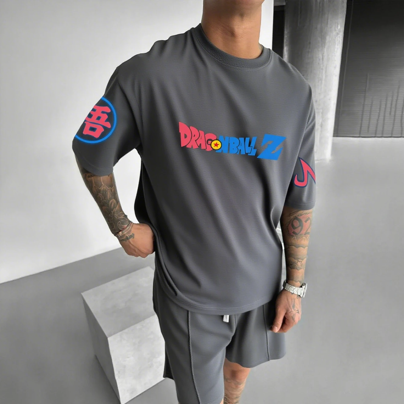 Anime Dragon Ball Z Vegeta T-shirt da uomo Streetwear T-shirt grafica oversize a maniche corte Estate Casual Top Manga Stampa Y2k Abbigliamento