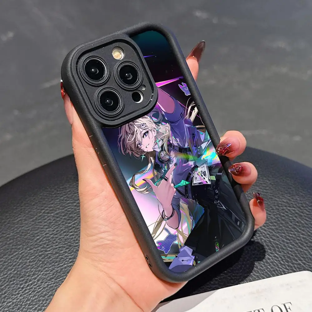 

Чехол Wuthering Waves Lynae для iPhone 17 16 15 14 13 12 11 Air Pro Max Plus, утолщенный, из ТПУ, цветной, красивый, роскошный