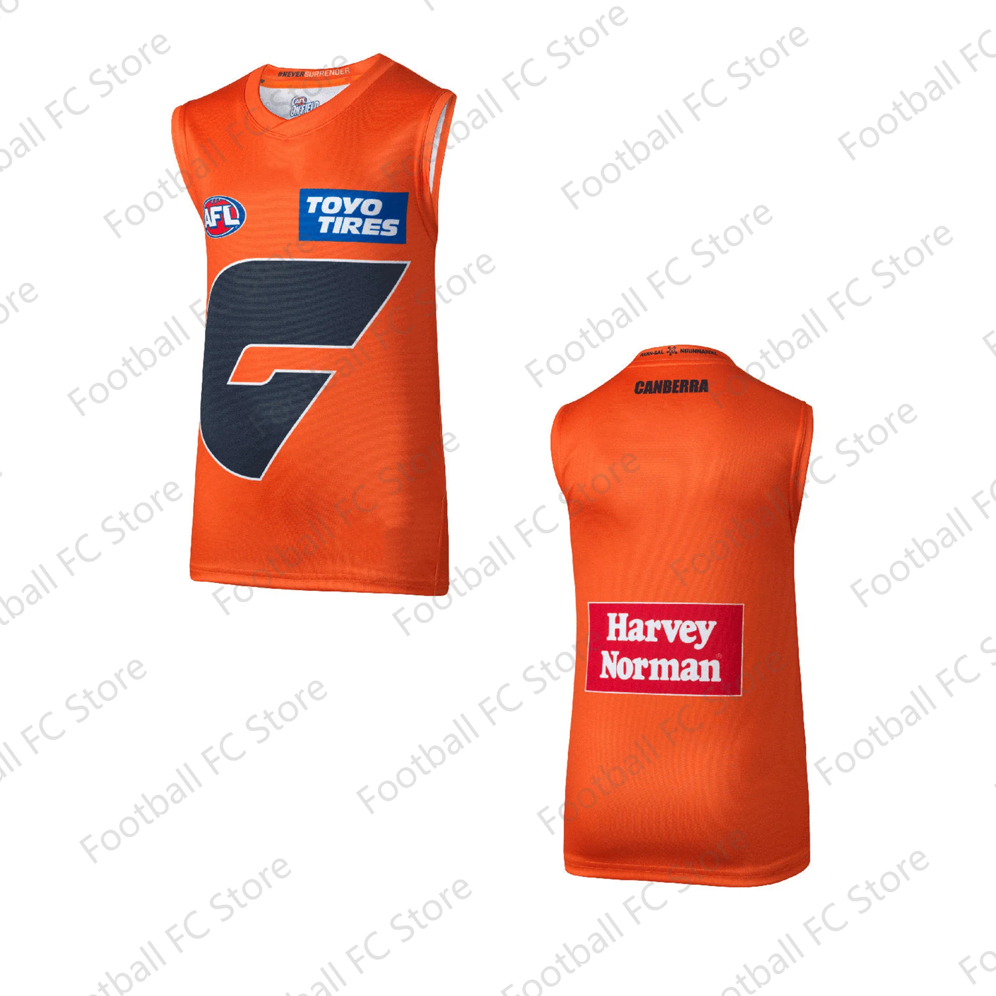 2024 New Arriavl Summer A.F.L Australian Gws Giants 2024 Mens Baskerball Jersey gilet allentato oversize per Kit adulto/bambini