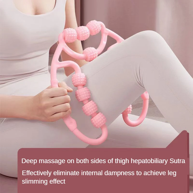 

12 Wheel Annular Leg Clamp Massager Anti-cellulite Massager Body Slimming Roller Massage Body Massager Multi-functional Relax