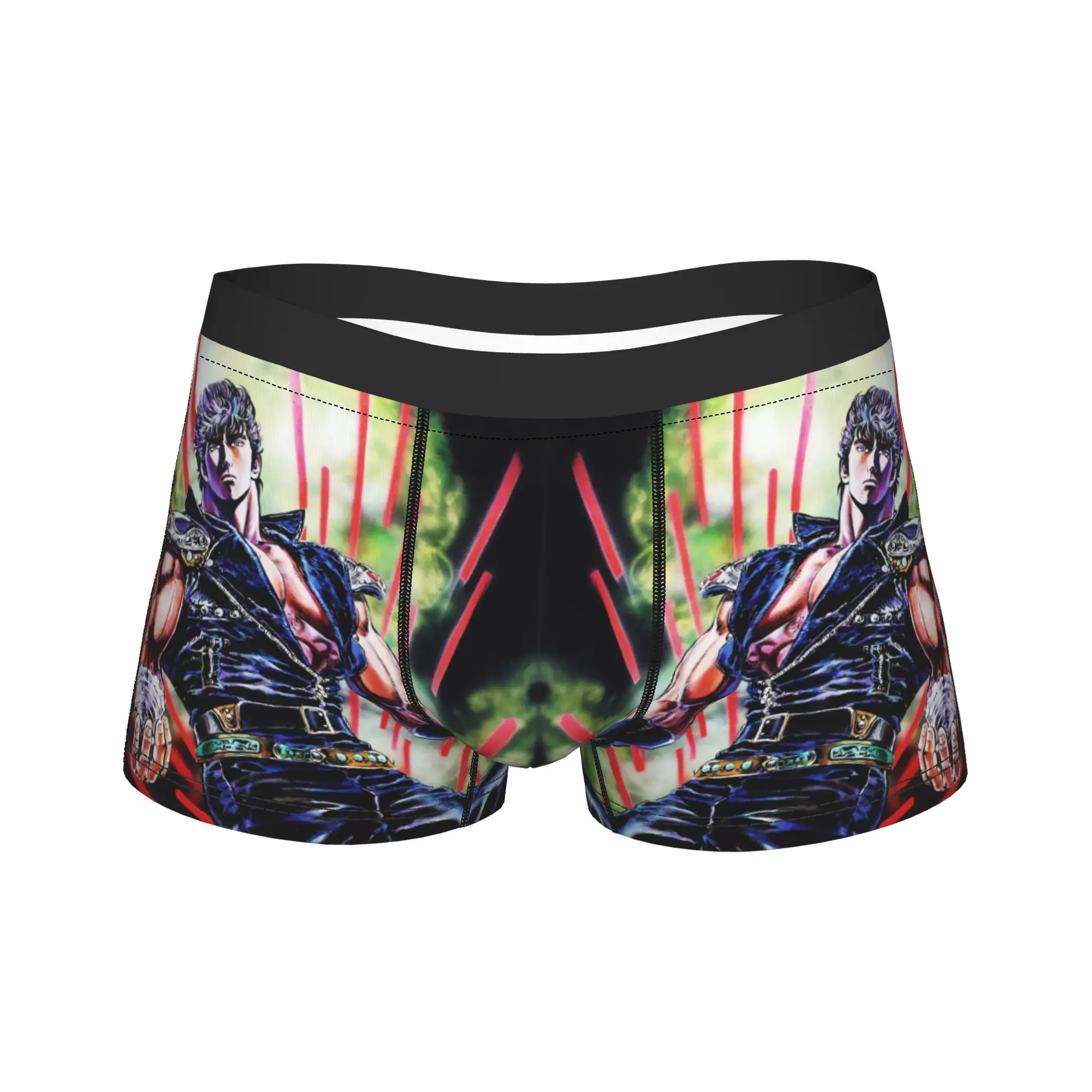 hokuto no ken Survivor Cute (13) Underwear  Men's Underpants Pattern Soft Trend Boxershorts Hot Sale Boxer Brief Big Size 2XL
