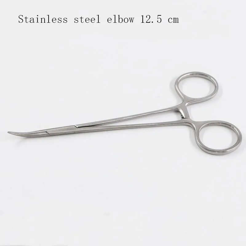 Hemostatic forceps small stainless steel pet microvascular elbow hemostatic forceps for surgical ophthalmology