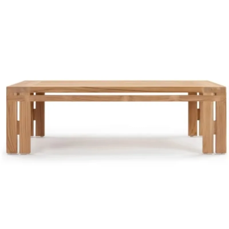 

Outdoor furniture Modern, rectangular solid teak coffee table