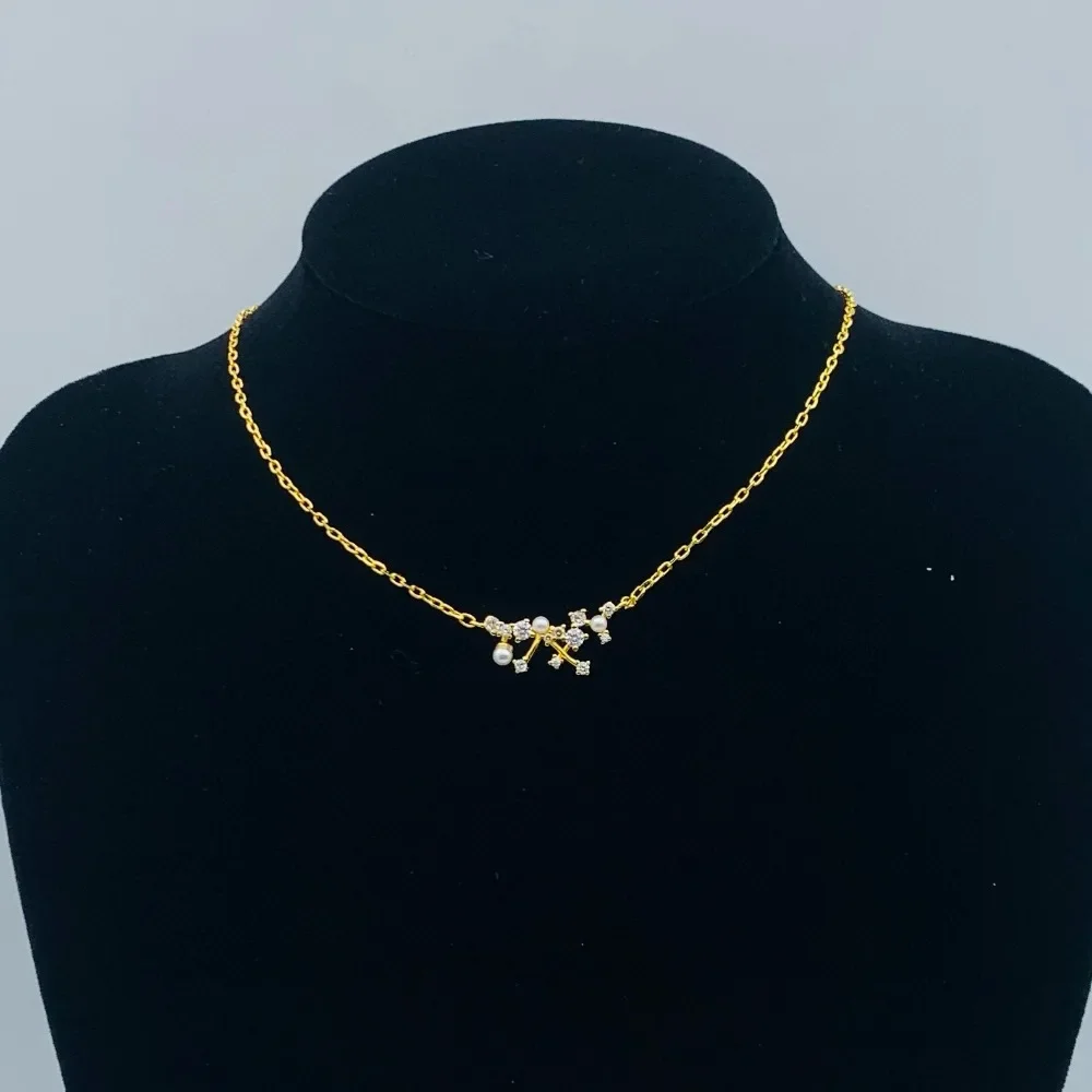 2025 موضة جديدة قلادة المرأة العنب الأبيض القزحية السكر مكعب قلادة #4