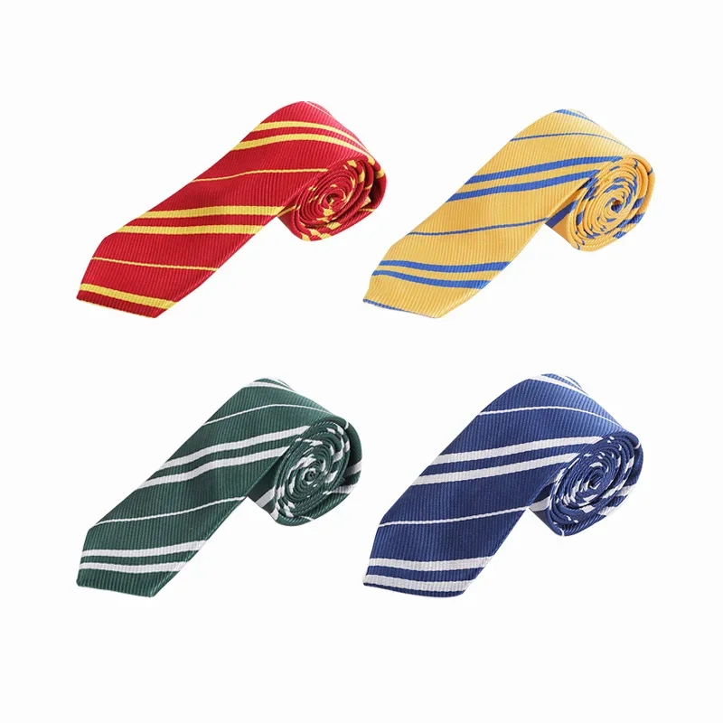 Harried Potter Halloween Kids Adult Costume Slytherin Ravenclaw Hermione Granger College Collar Cosplay Costume Tie Scarf Supply