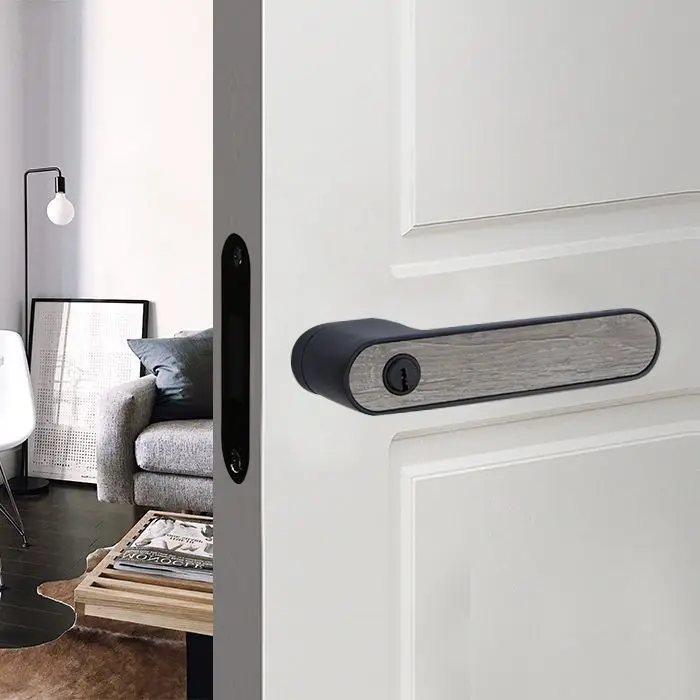 Imagem -04 - Fechaduras do Quarto Minimalistas Bloqueio de Absorção Magnética Mudo Interior Ecológico Pull up Door Handle