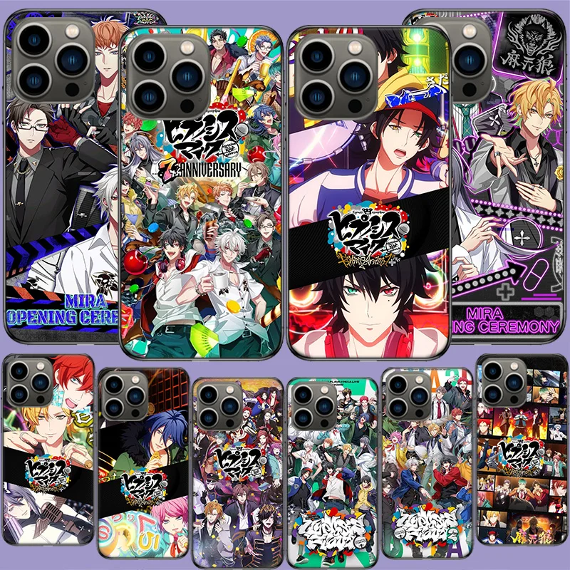 Funda de Teléfono Anime Hypnosis Mic para iPhone 17 Air 15 Pro 14 Plus 16 Pro Max 17E 16E 12 13 Mini 11, Fundas Bonitas