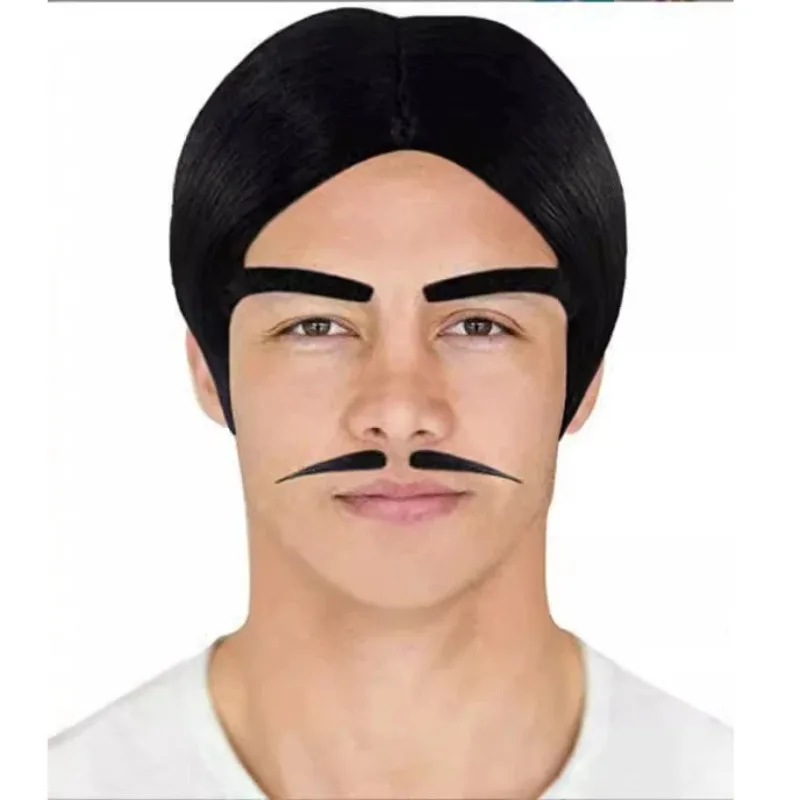 Cosplay Wig Set for Gomez Addams Costume