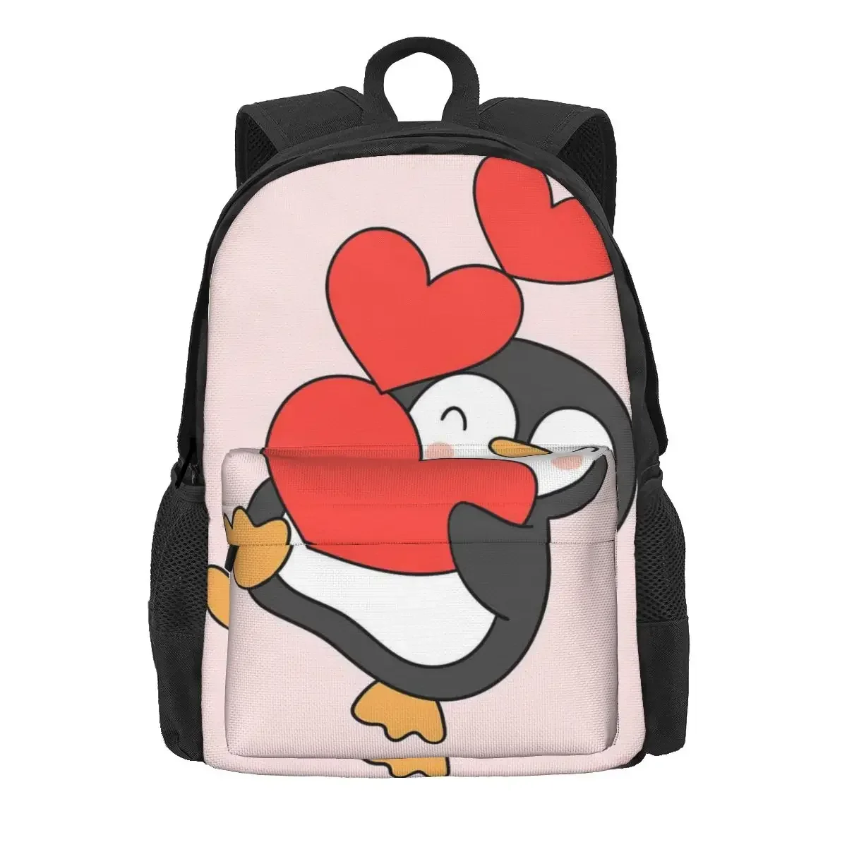 Cute Penguin, Penguin, Baby Penguin Backpacks Boys Girls Bookbag Children School Bags Kids Rucksack Laptop Rucksack Shoulder Bag