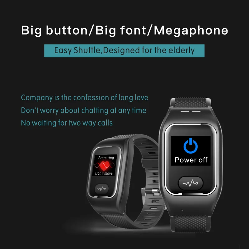 For  Smart Watch Fall Detection Heart Rate Monitor 4G GPS Positioning SOS Beidou LBS Wifi G-Sensor Agps Calling For Elderly