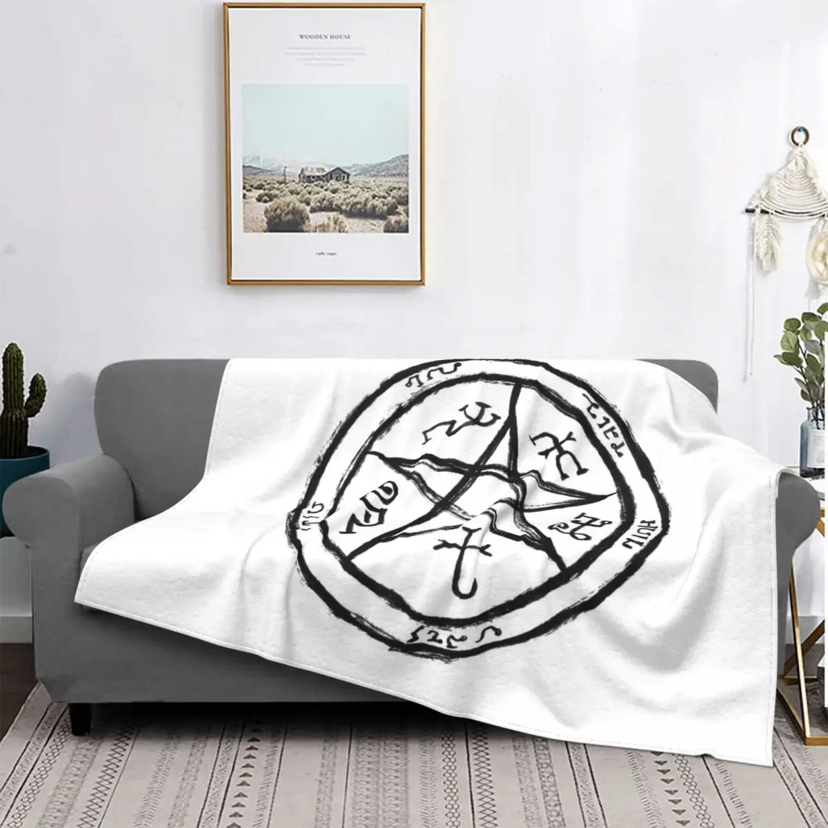 Supernatural Winchester Blanket Cover Fuzzy Throw Blanket Bedding Couch Decoration Soft Warm Bedspreads