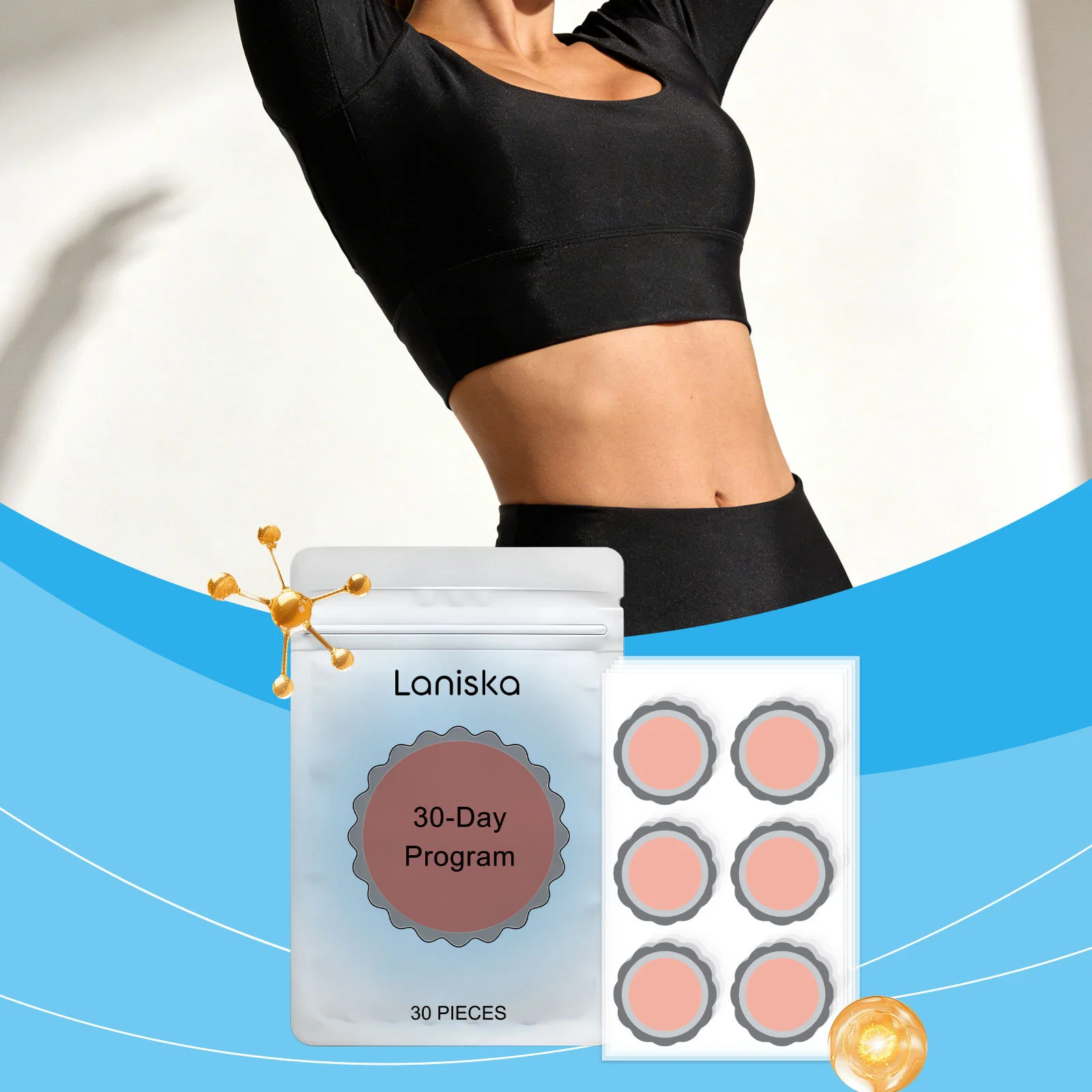 

Efficient Slimming Assistive Patch Burner Fat Metabolism Support Balanced Diet Exercise Belly Tighten Lose Weight Portable New