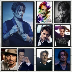 Johnny Depp 5D pittura diamante fai da te trapano completo quadrato/diamante rotondo ricamo famoso attore cinematografico mosaico punto croce decorazioni per la casa