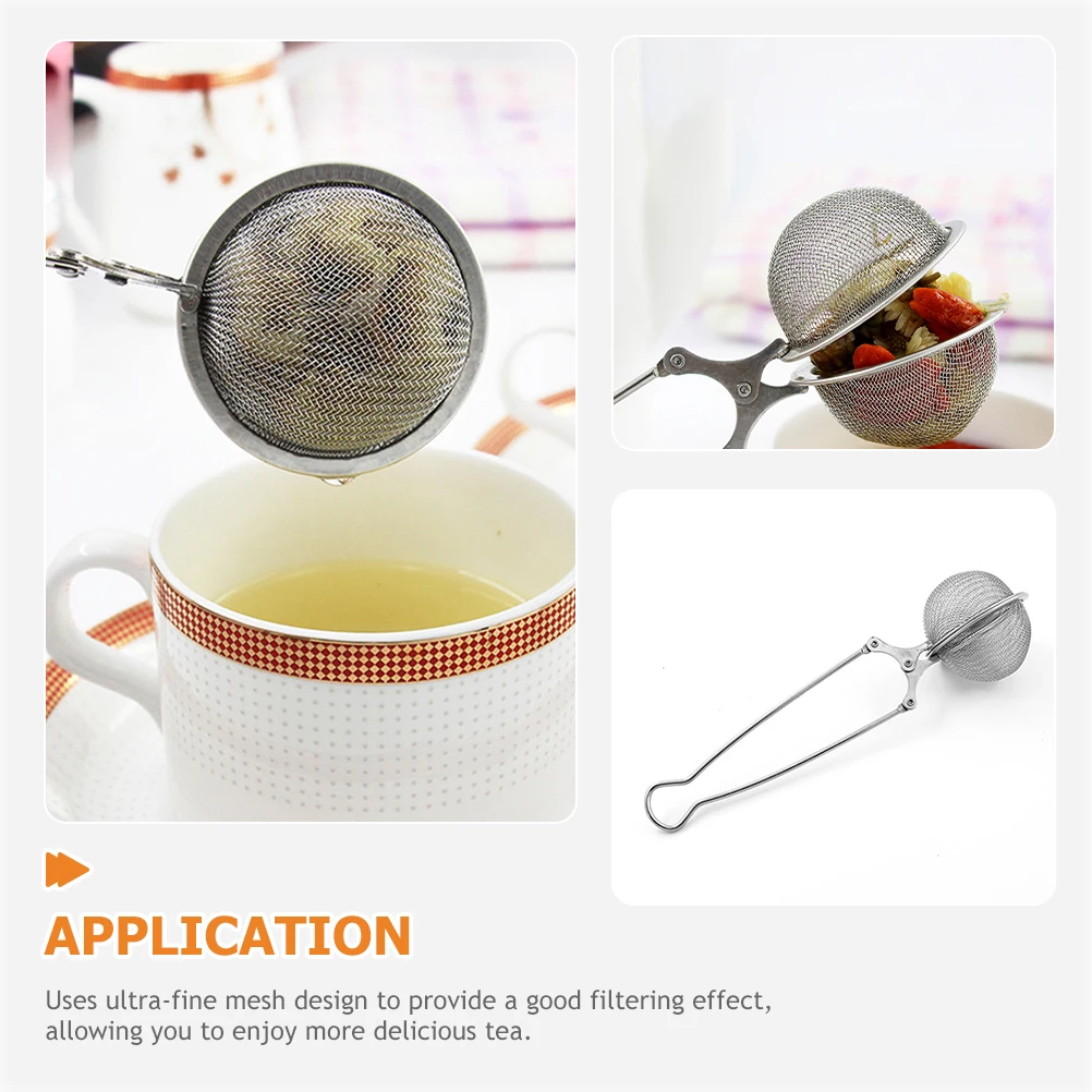 

10 Pcs Stainless Steel Tea Strainer Infuser Infusers for Loose Brewer Mesh Strainers