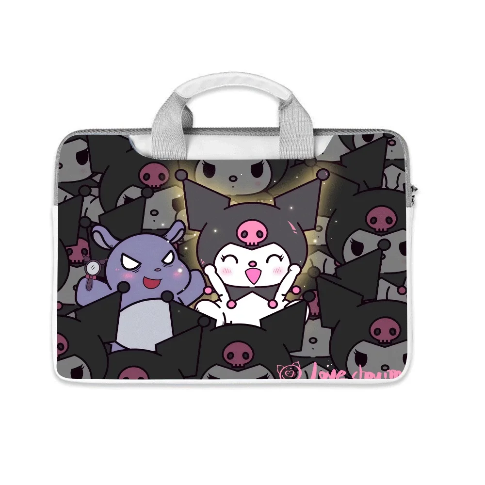 

Портативная сумка для ноутбука Hello Kitty Kuromi, защитный чехол для Macbook 12, 13, 14, 15,6, 16 дюймов, Macbook Air, Asus, Huawei, портфель, подарок
