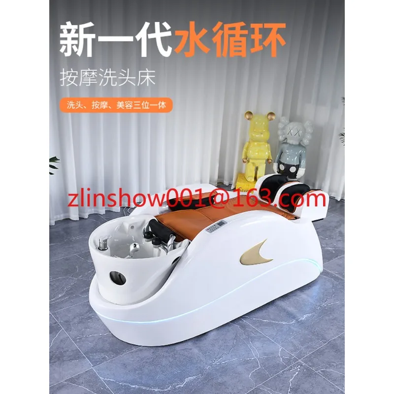 

Electric Smart Massage Shampoo Bed Hair Saloon Dedicated Thai Flat Lying Hair Salon Automatic Head Therapy Massage Couch