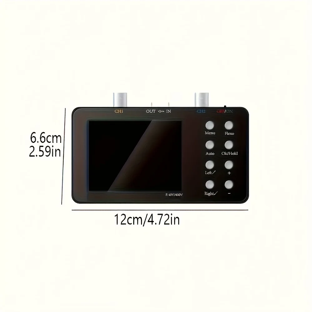 1 قطعة راسم الذبذبات الرقمي ثنائي القناة ، محمول مع عرض النطاق الترددي التناظري 10 متر ، معدل أخذ العينات 50 متر 6A الموجي الحالي #3