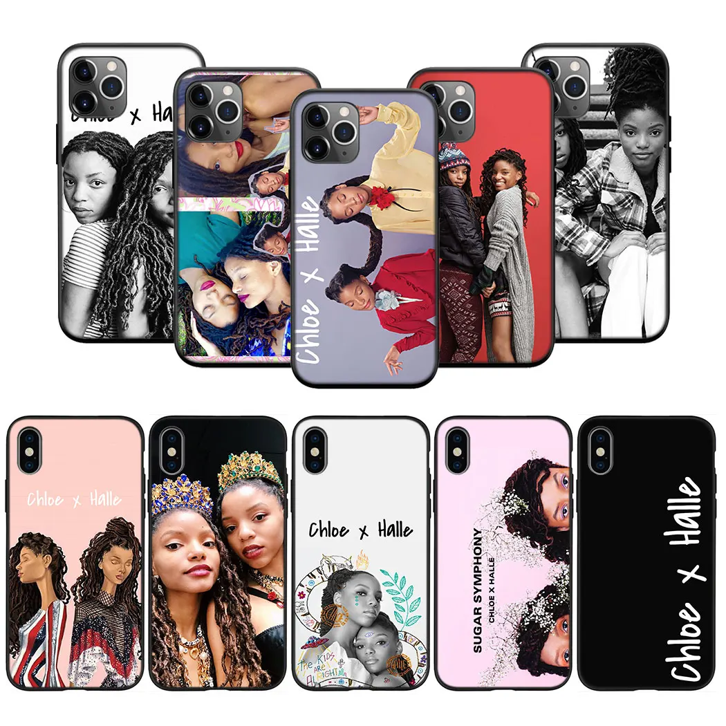 ER34 Chloe x Halle Soft Silicone Case for iPhone 15 14 13 12 11 Pro Max Mini Plus