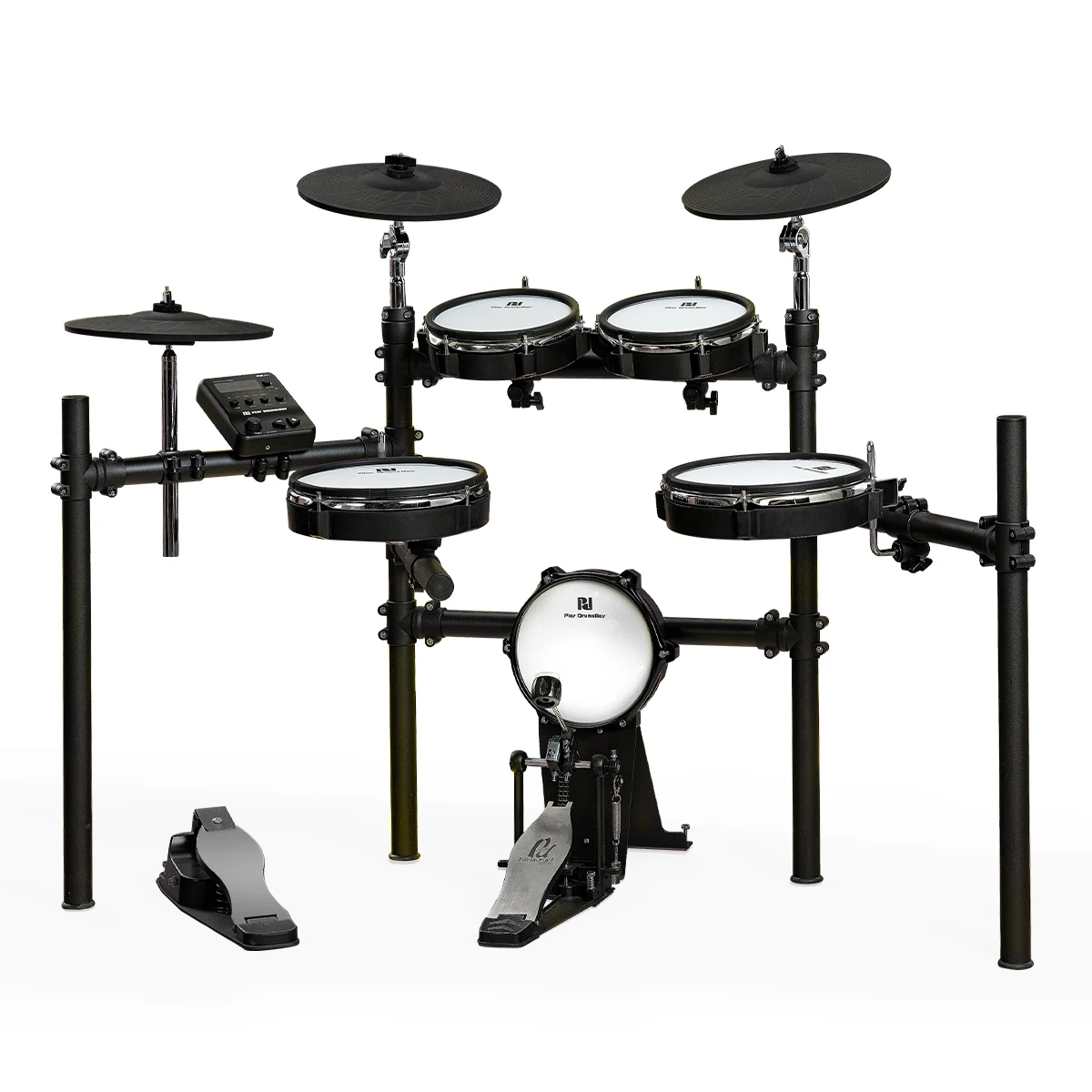 

PDX580 Custom Portable Electronic Drum Kit Music Drum 5 Drums 3 Cymbals